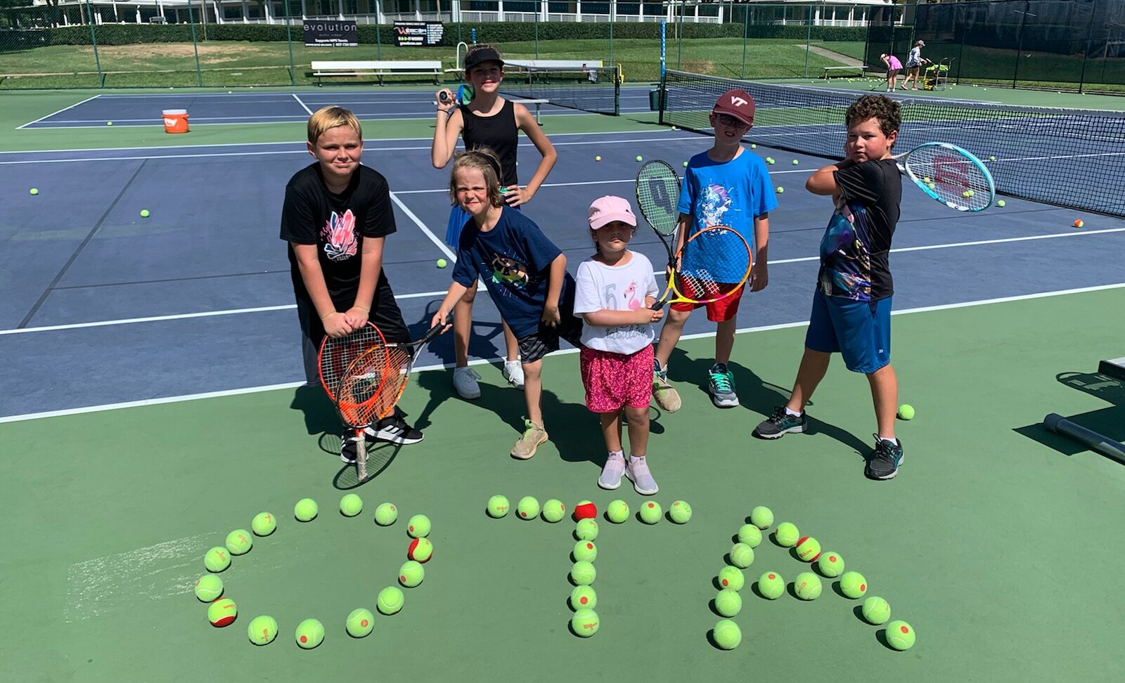 Summer vacation tennis program